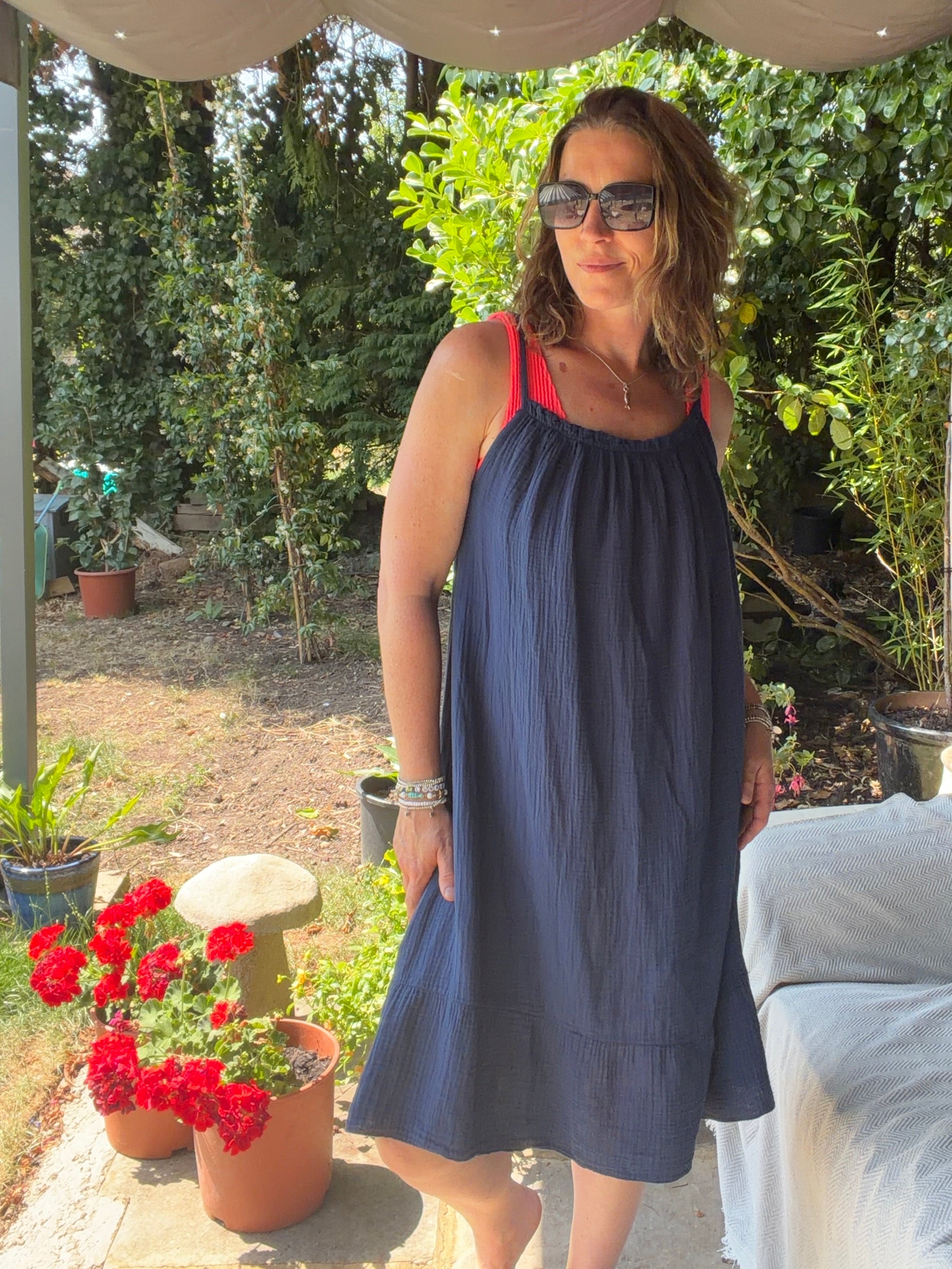 Dolly Cotton Swing Dress
