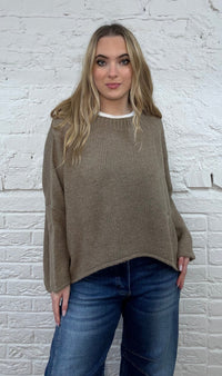 The Teagan Oversized Hi Lo Sweater