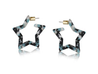 Erica Resin Star Earrings