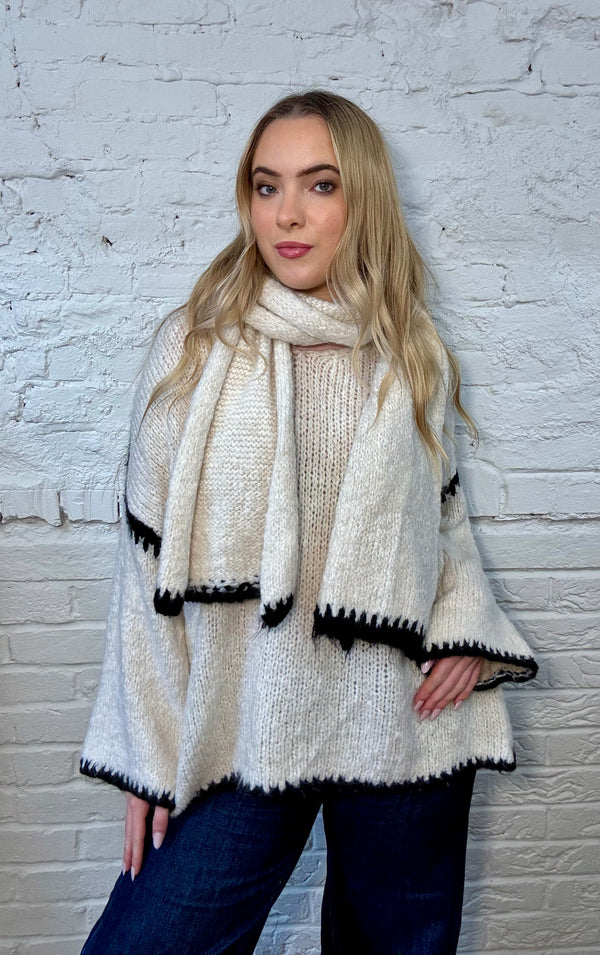 The Oona Knit & Scarf Set