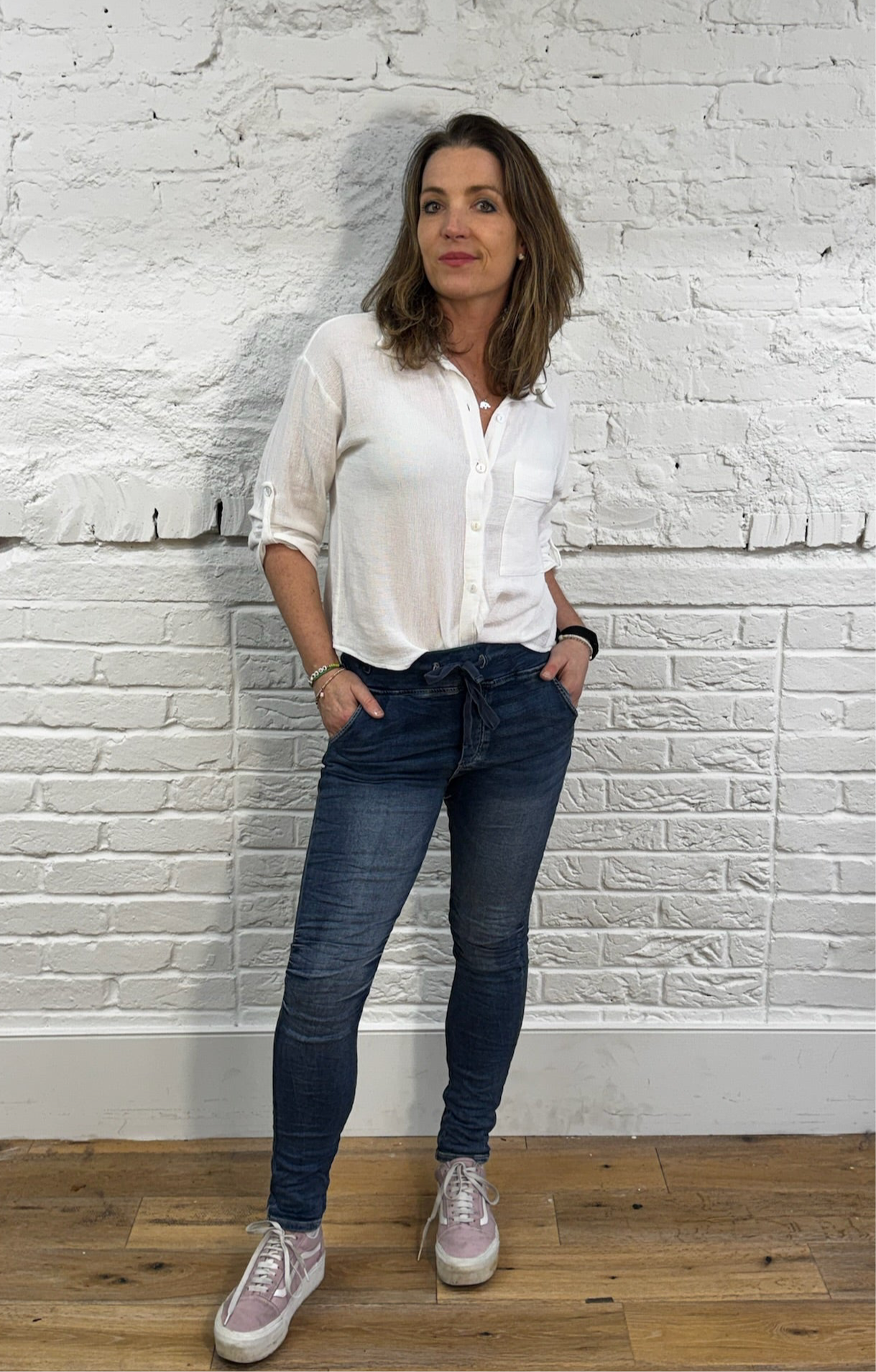 Sasa Tie Waist Denim Jean