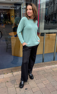 Mia Herringbone Magic Trouser