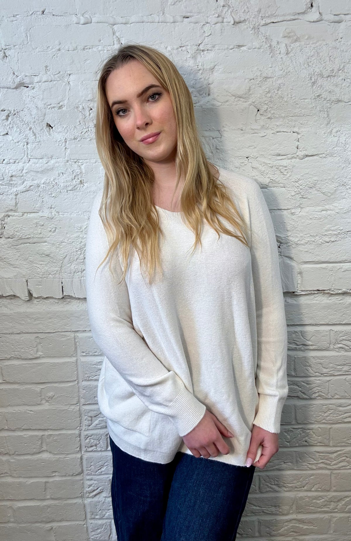 Knit With Two Front Pockets