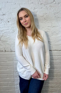 Knit With Two Front Pockets