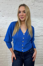 The Beatrice Balloon Sleeve Cardigan