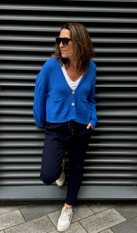 Cardigan With Two Front Pockets