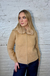 Delilah Luxe Fur Collar Jacket