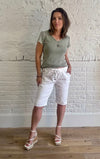 Magic Shorts With Button Detail