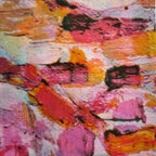 Bright Coloured Canvas Scarf