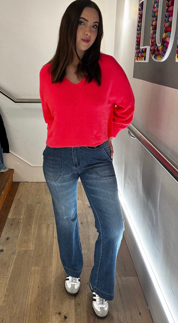 The Lizzie V Neck Jumper