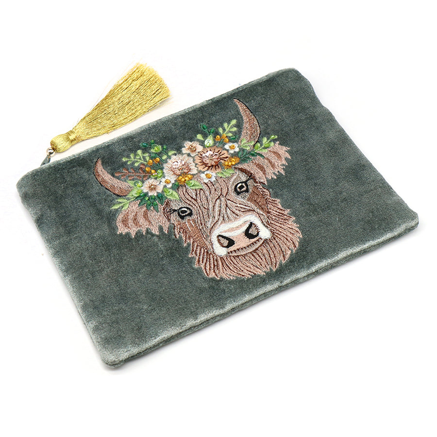 The Hettie Highland Cow Purse