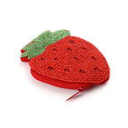 Beaded Strawberry Purse
