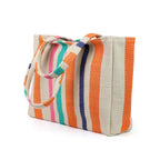 Alexa Woven Striped Shopper