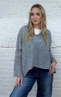 The Lauretta Oversized Hi Lo Sweater