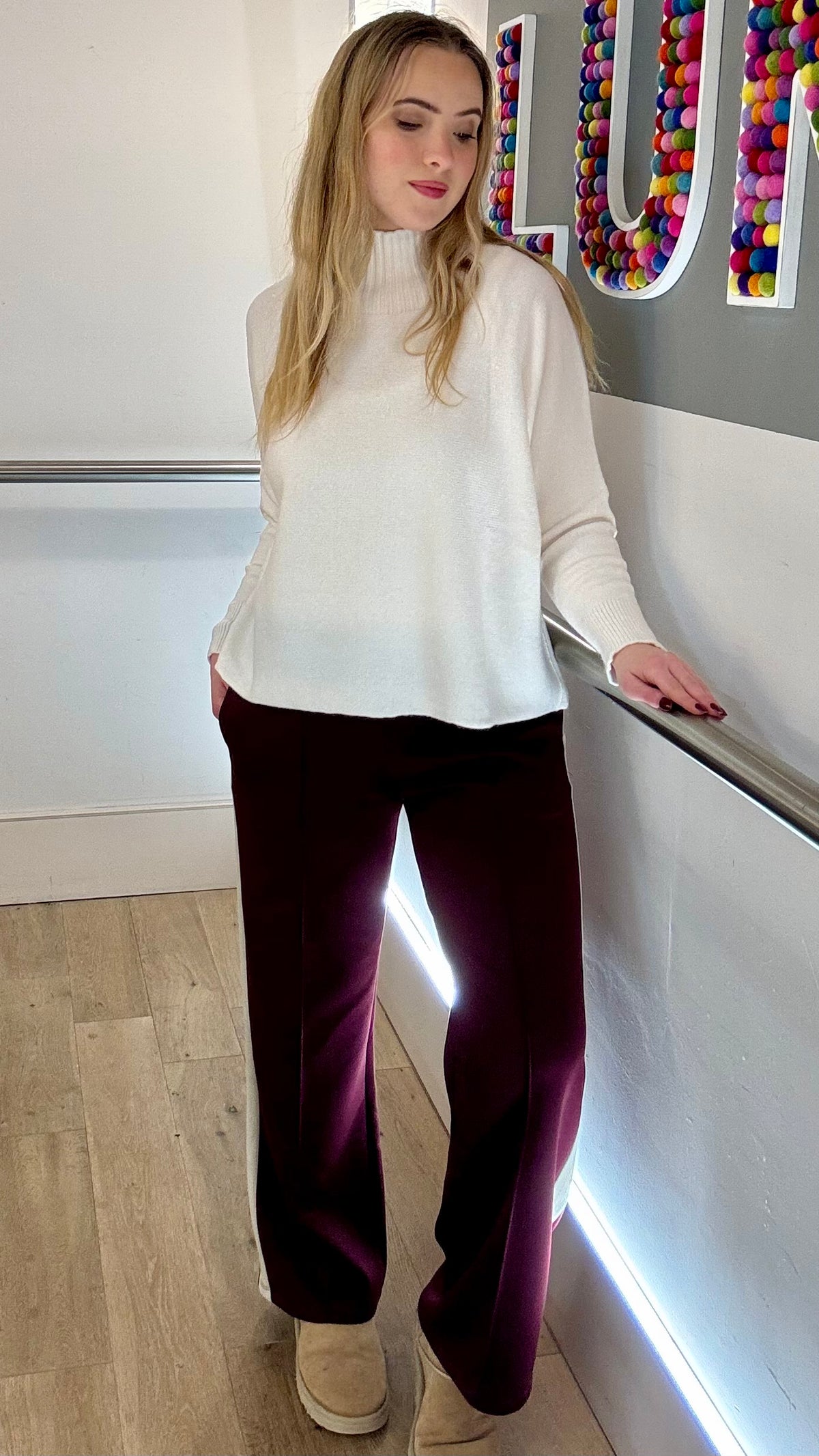 The Jane Side Stripe Trouser