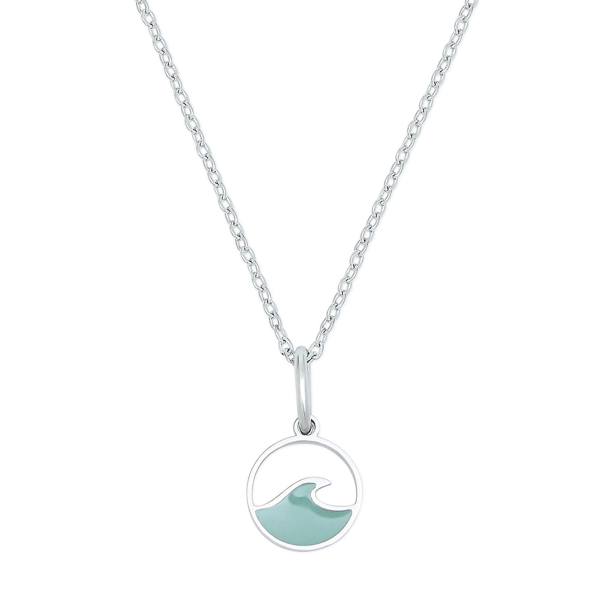 Wave Charm Necklace