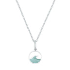 Wave Charm Necklace