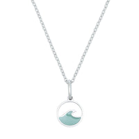 Wave Charm Necklace