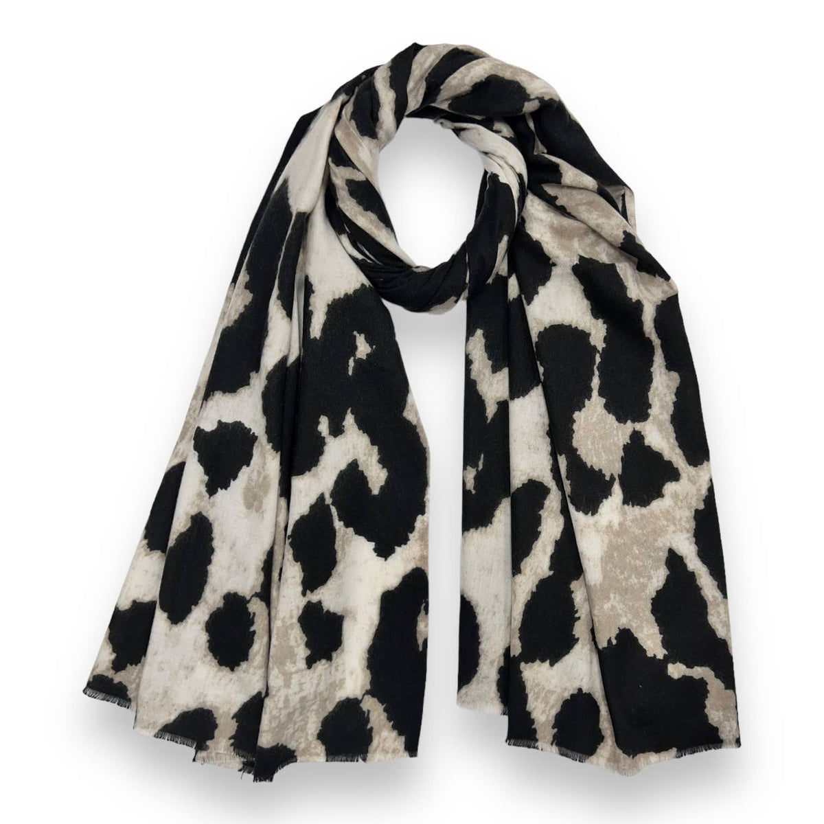 Big Leopard Print Scarf