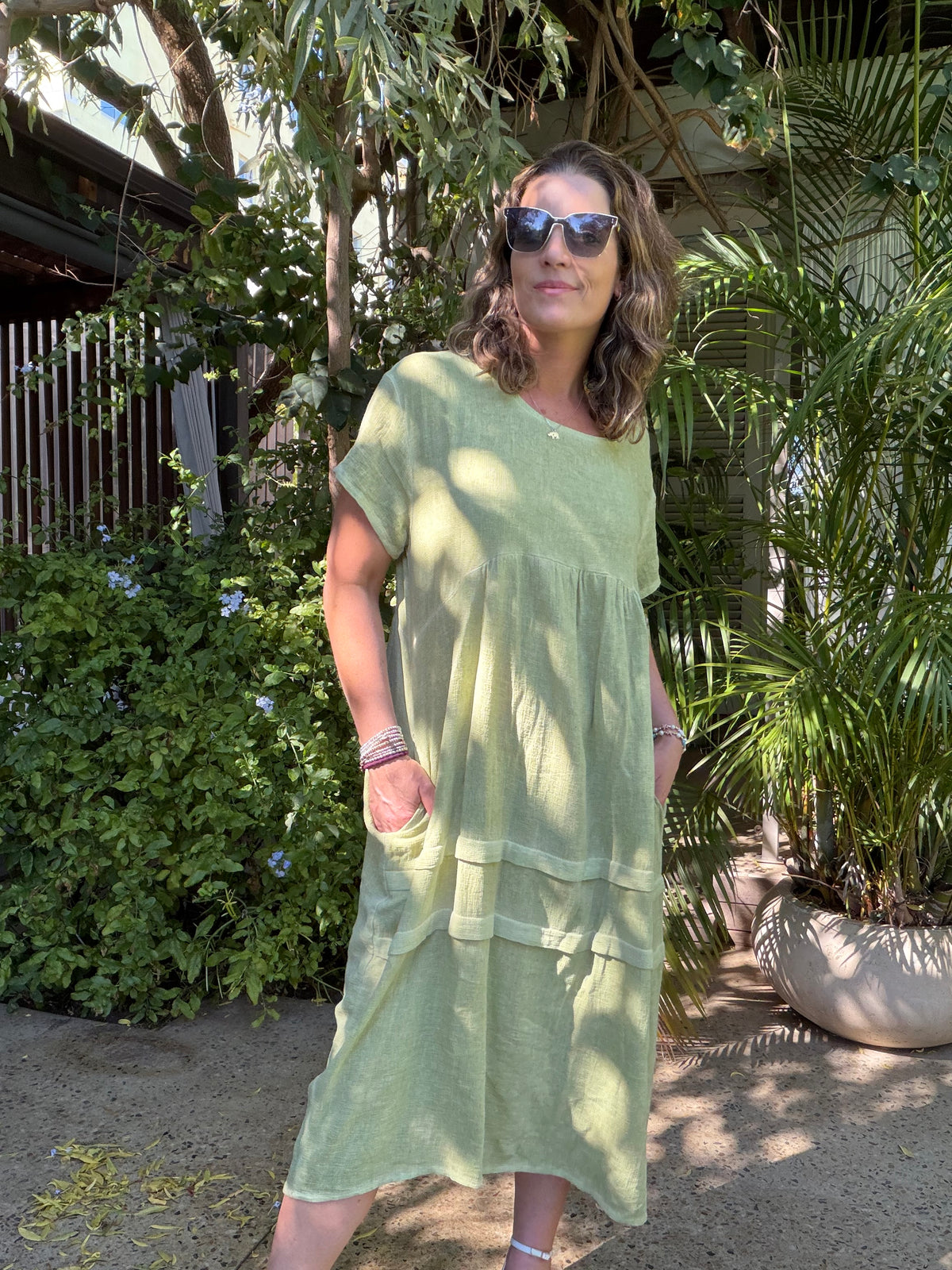 Cotton & Linen Mix Dress