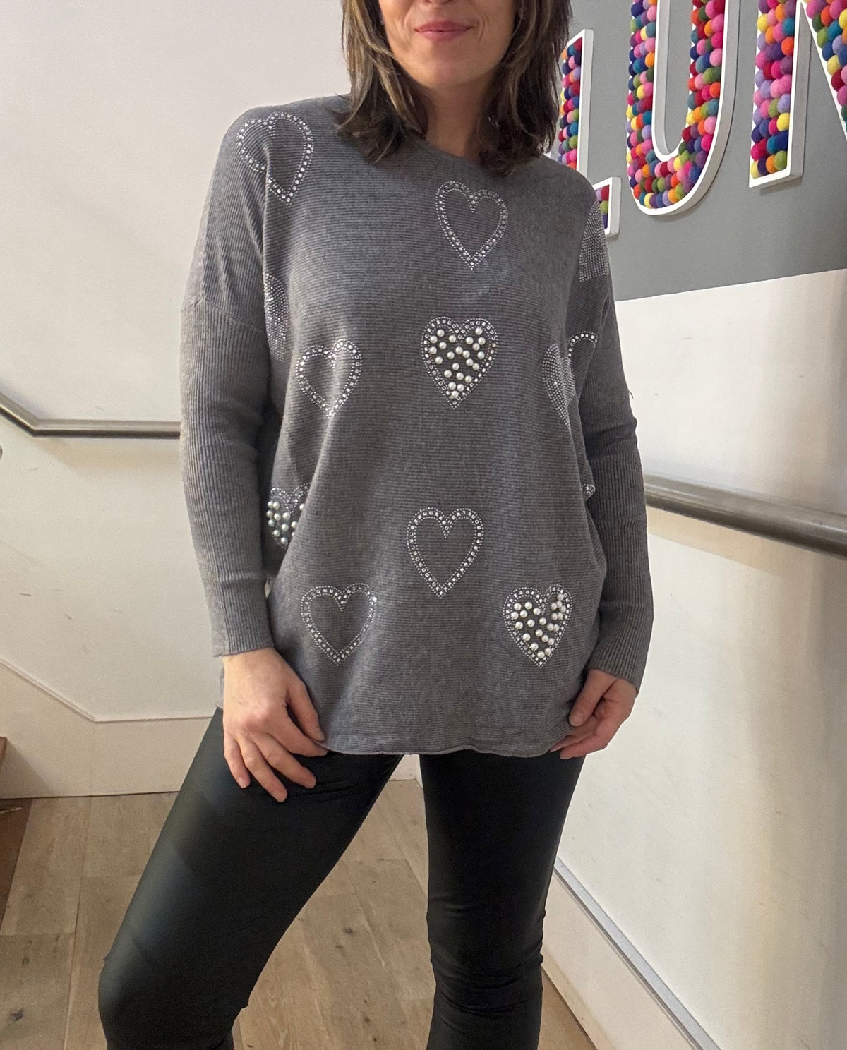 Pearl Heart Jumper