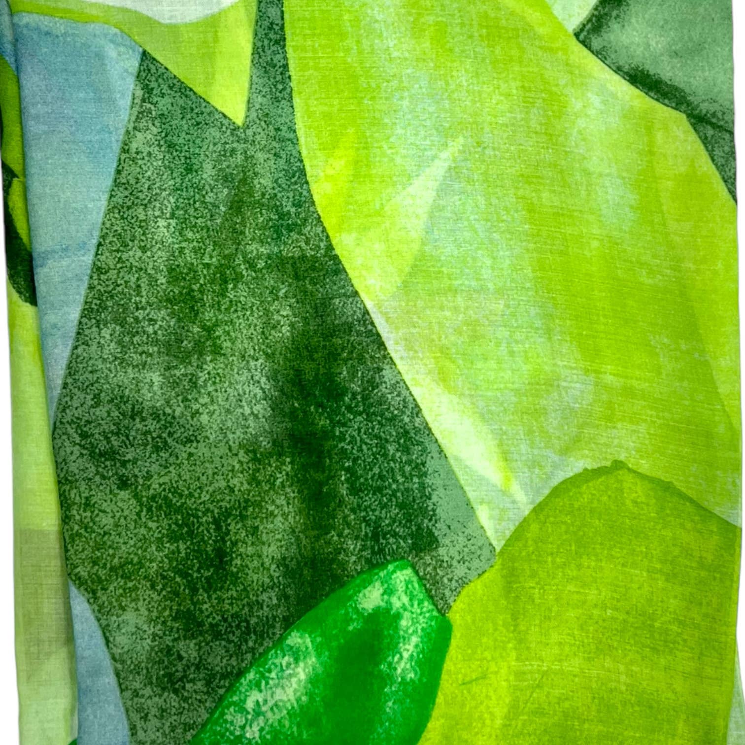 Soft Abstract Painting on Solid Canvas Scarf