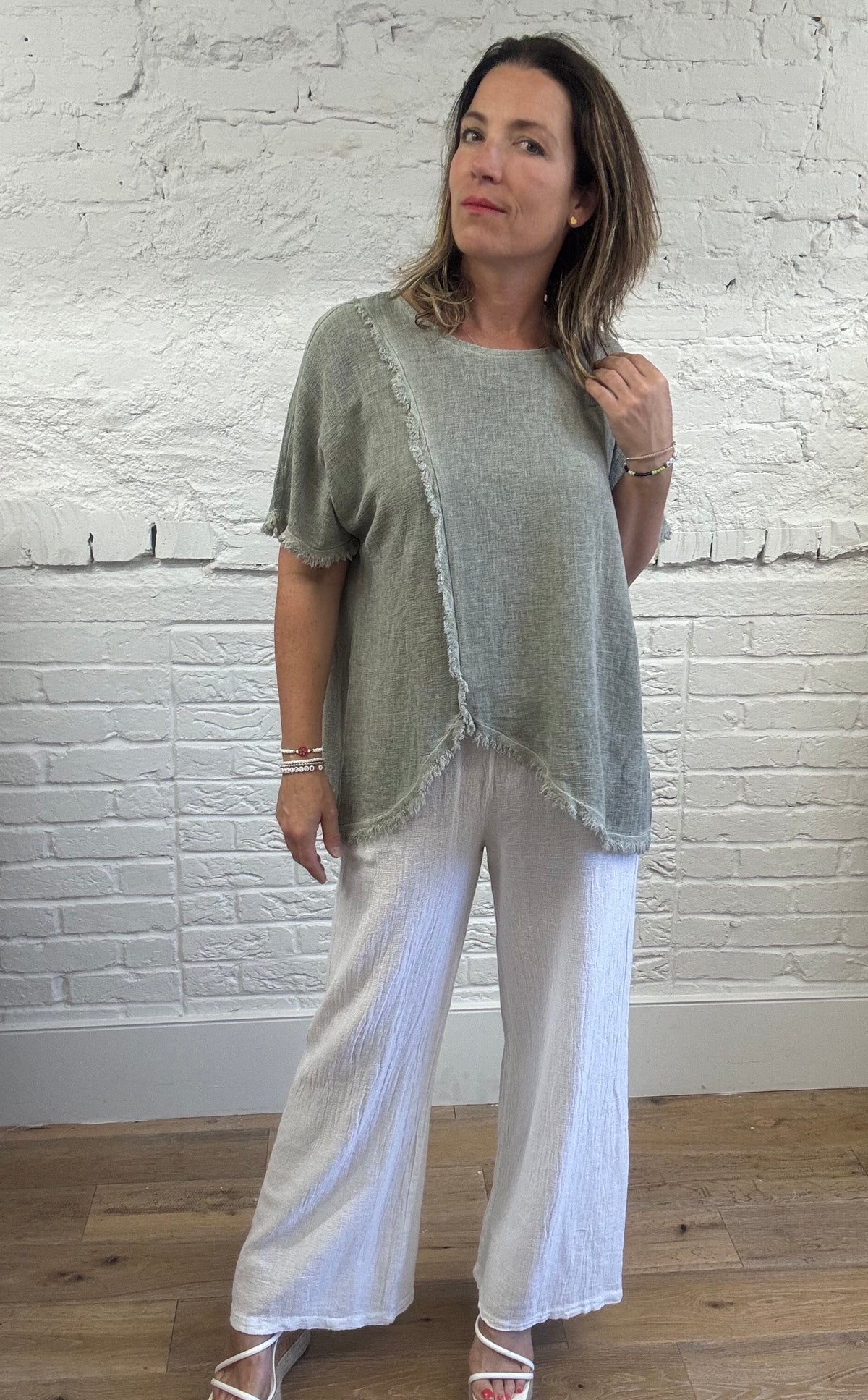 Coastal Breeze Fringe Top