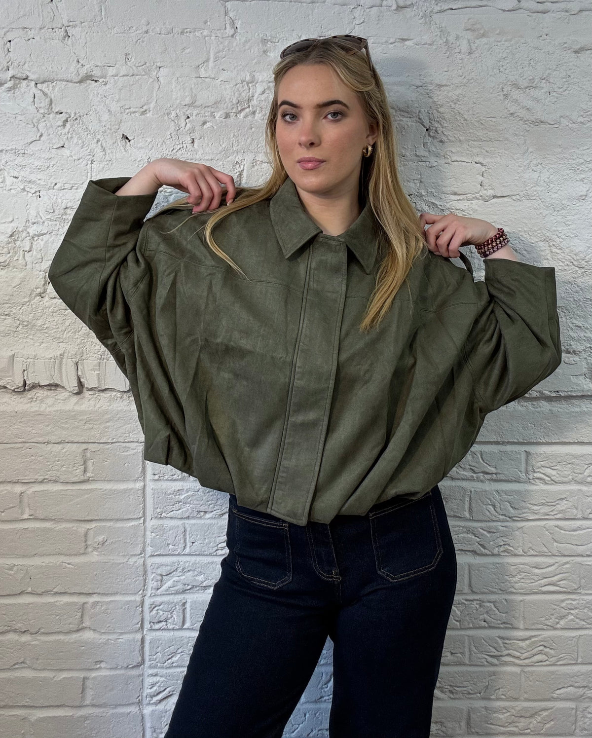 Maven Oversized Bomber Jacket