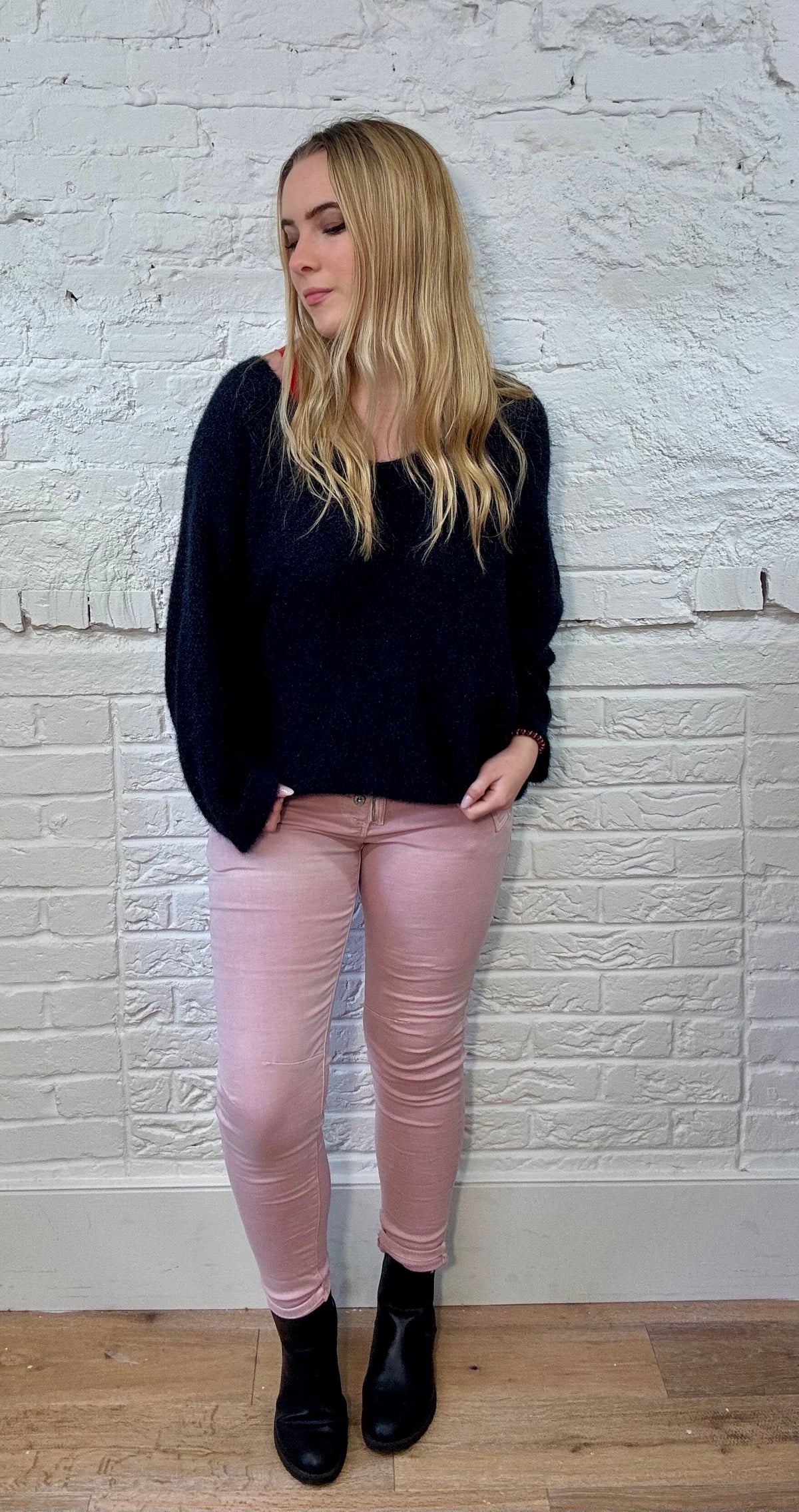 Sasa Four Button Biker Jeans