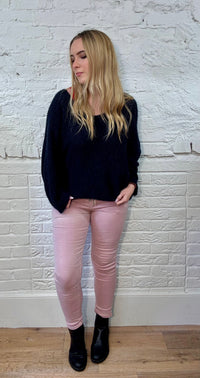 Sasa Four Button Biker Jeans