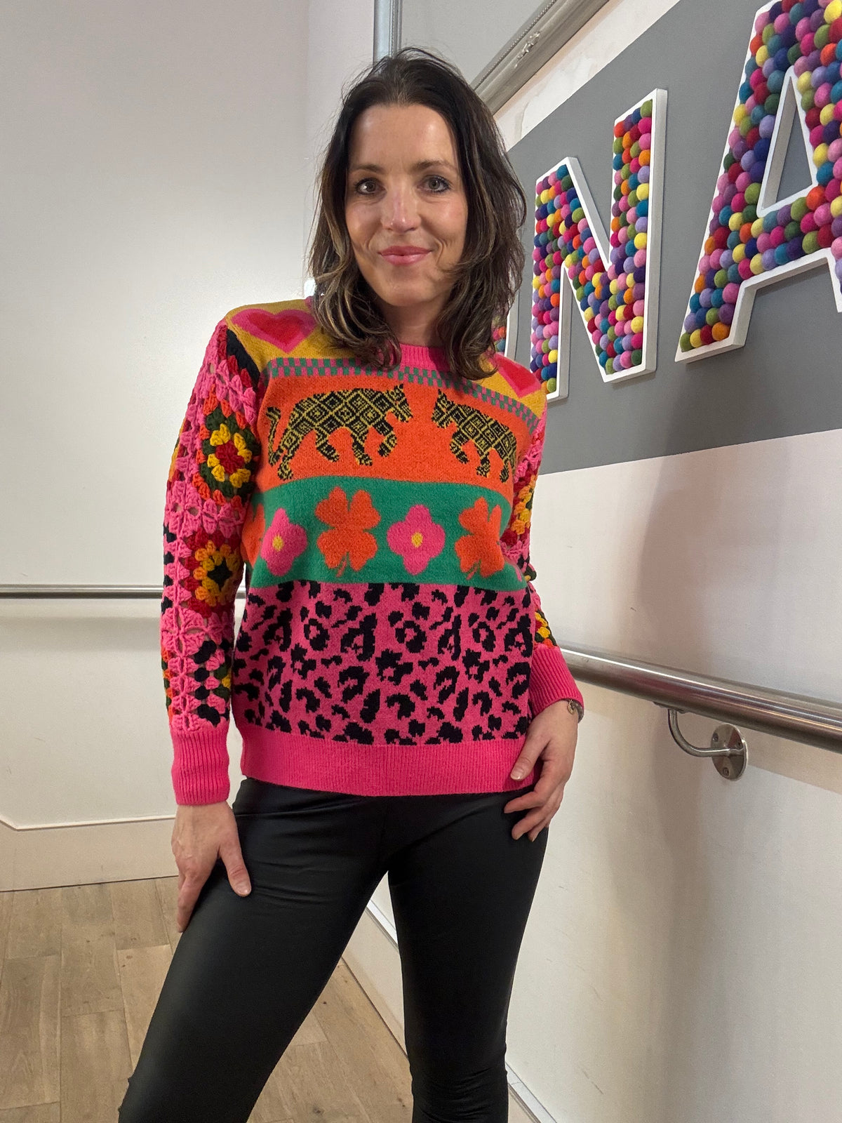 Jaguar Print Jumper