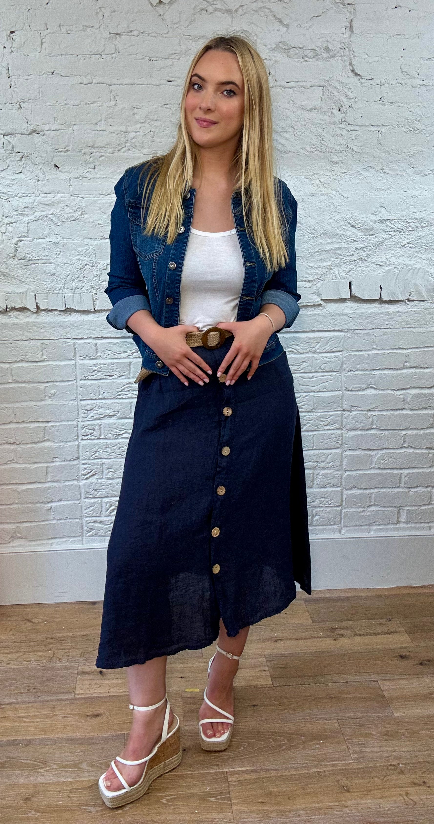 Nova Linen Skirt