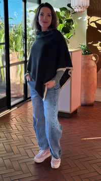 The Lenora Wool Poncho