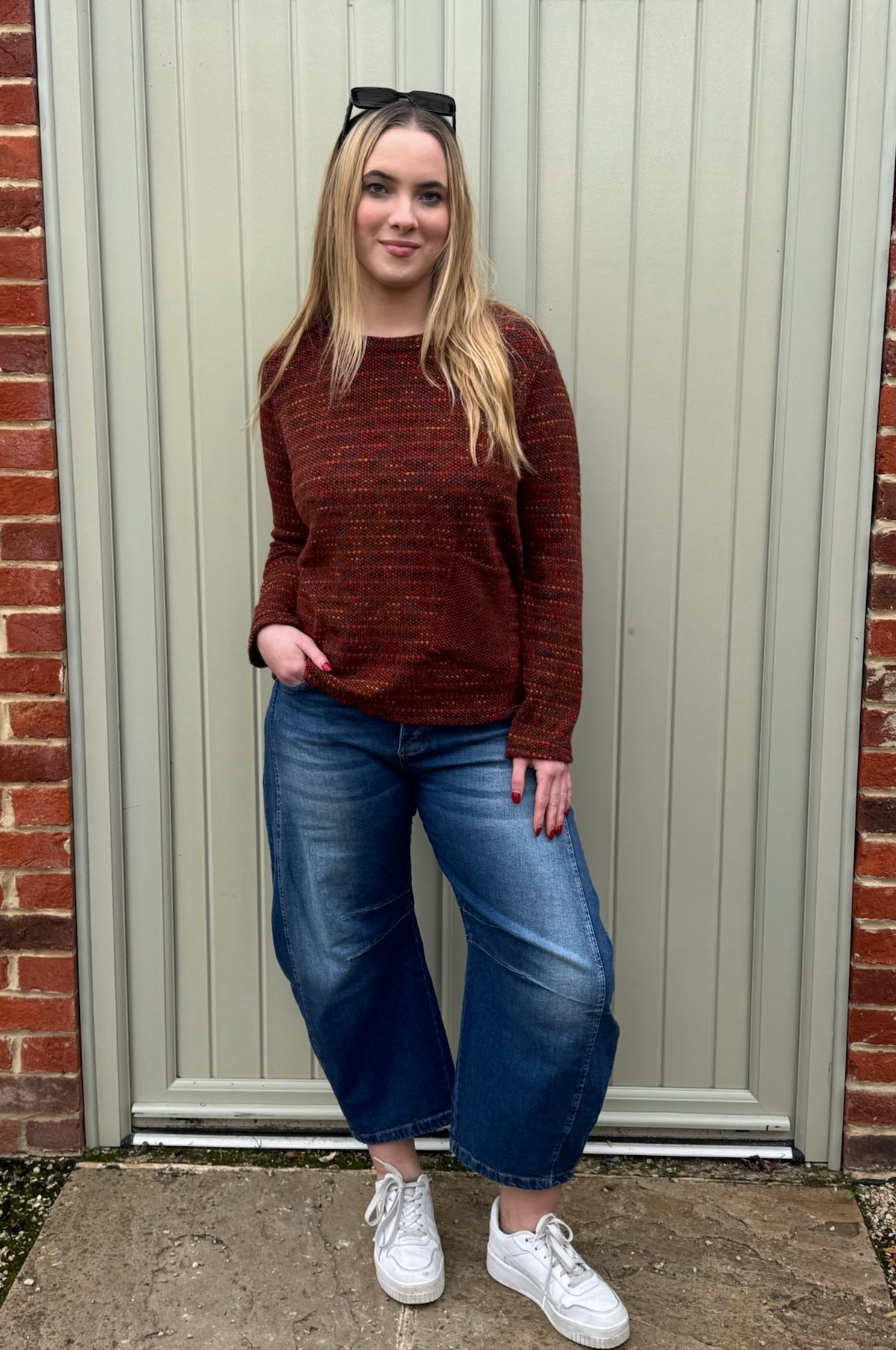 Betsy Mid Denim Barrel Leg Jeans