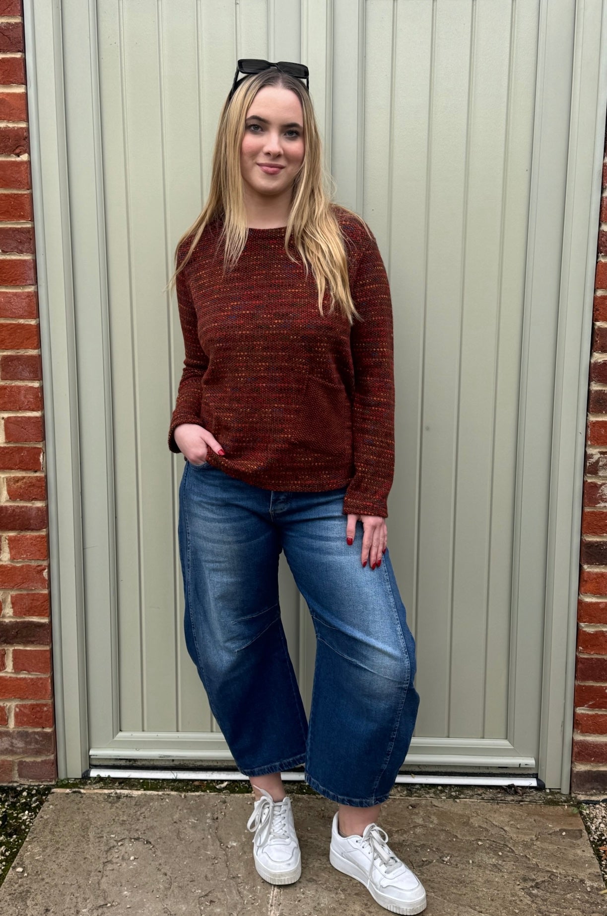 Betsy Mid Denim Barrel Leg Jeans