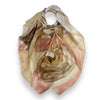 Soft Abstract Painting on Solid Canvas Scarf