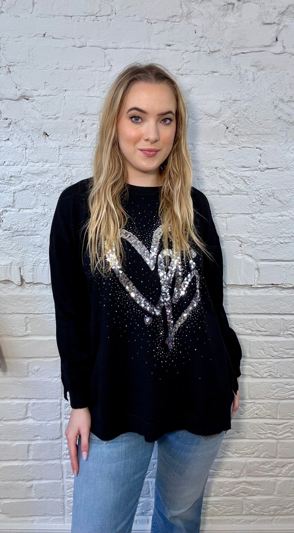 The Aria Sparkle Sweater
