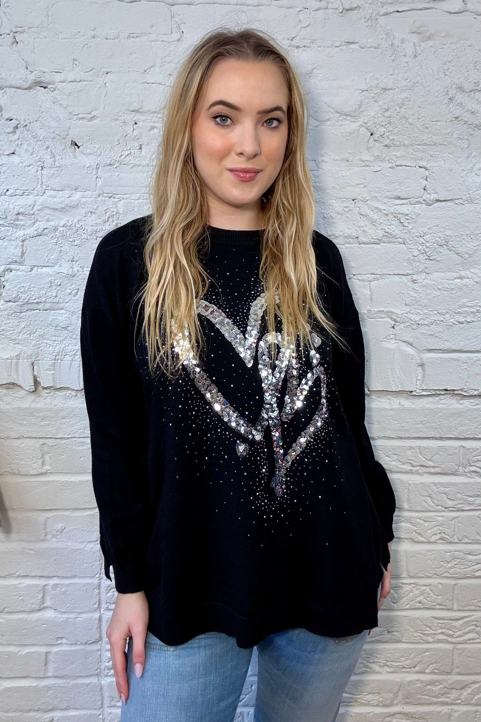 The Aria Sparkle Sweater