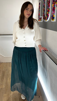 Silk Overlay Skirt (OS 8-16)