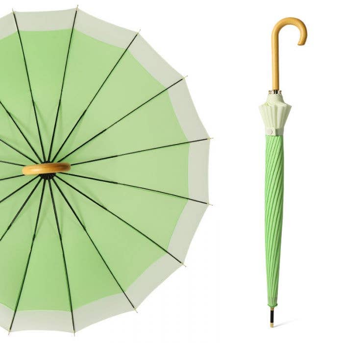 Two Tone Pastel Colour Umbrella