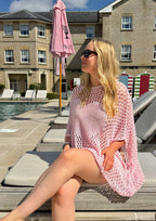 Open Knit Heart Top