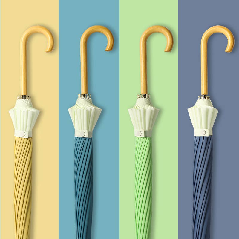 Two Tone Pastel Colour Umbrella