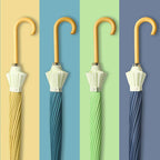Two Tone Pastel Colour Umbrella