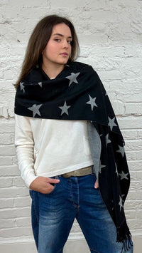 The Astrid Cashmere Mix Star Scarf