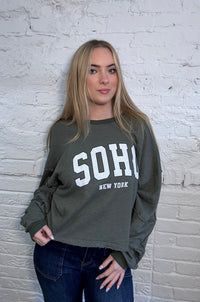 SOHO Raw Edge Sweatshirt
