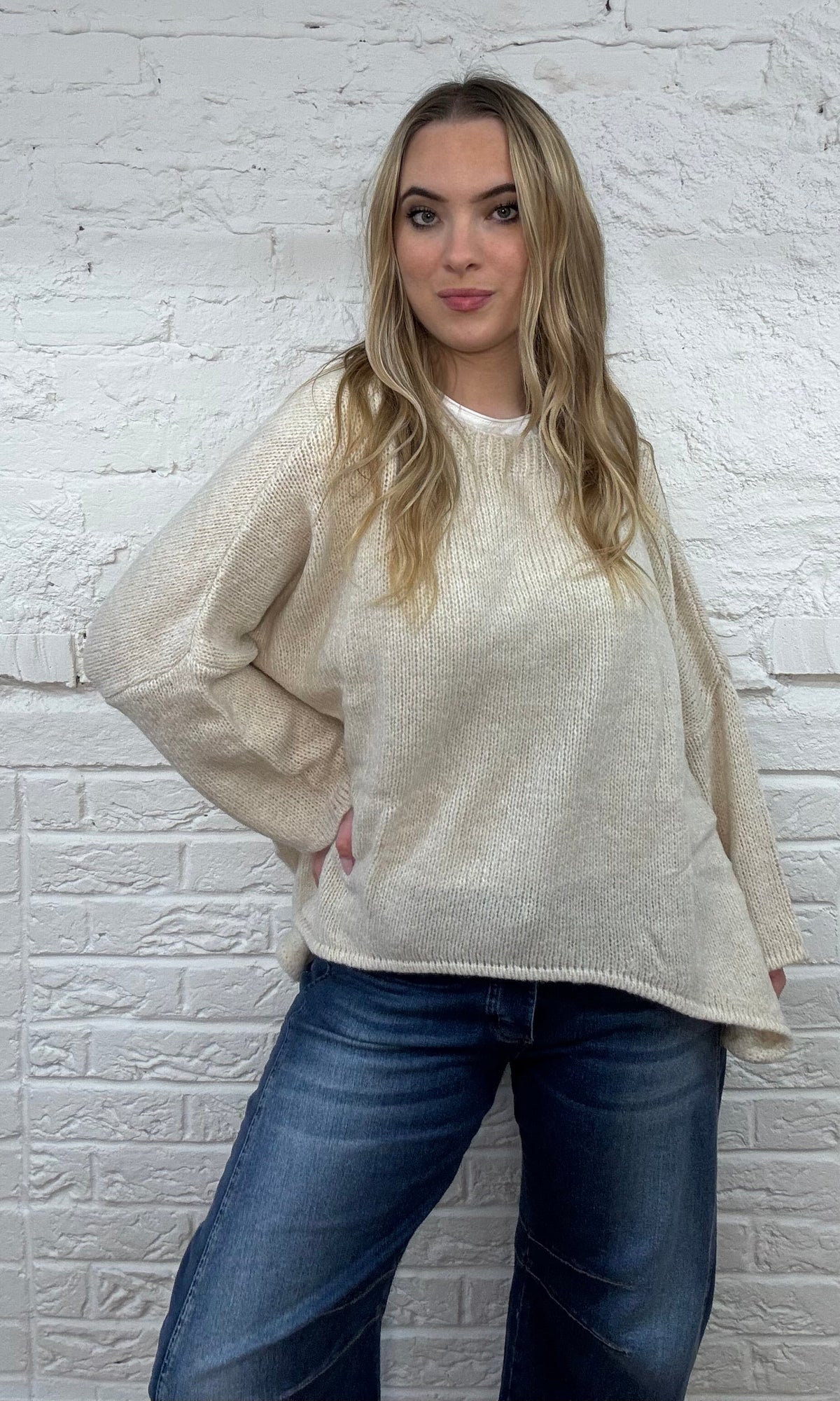 The Teagan Oversized Hi Lo Sweater