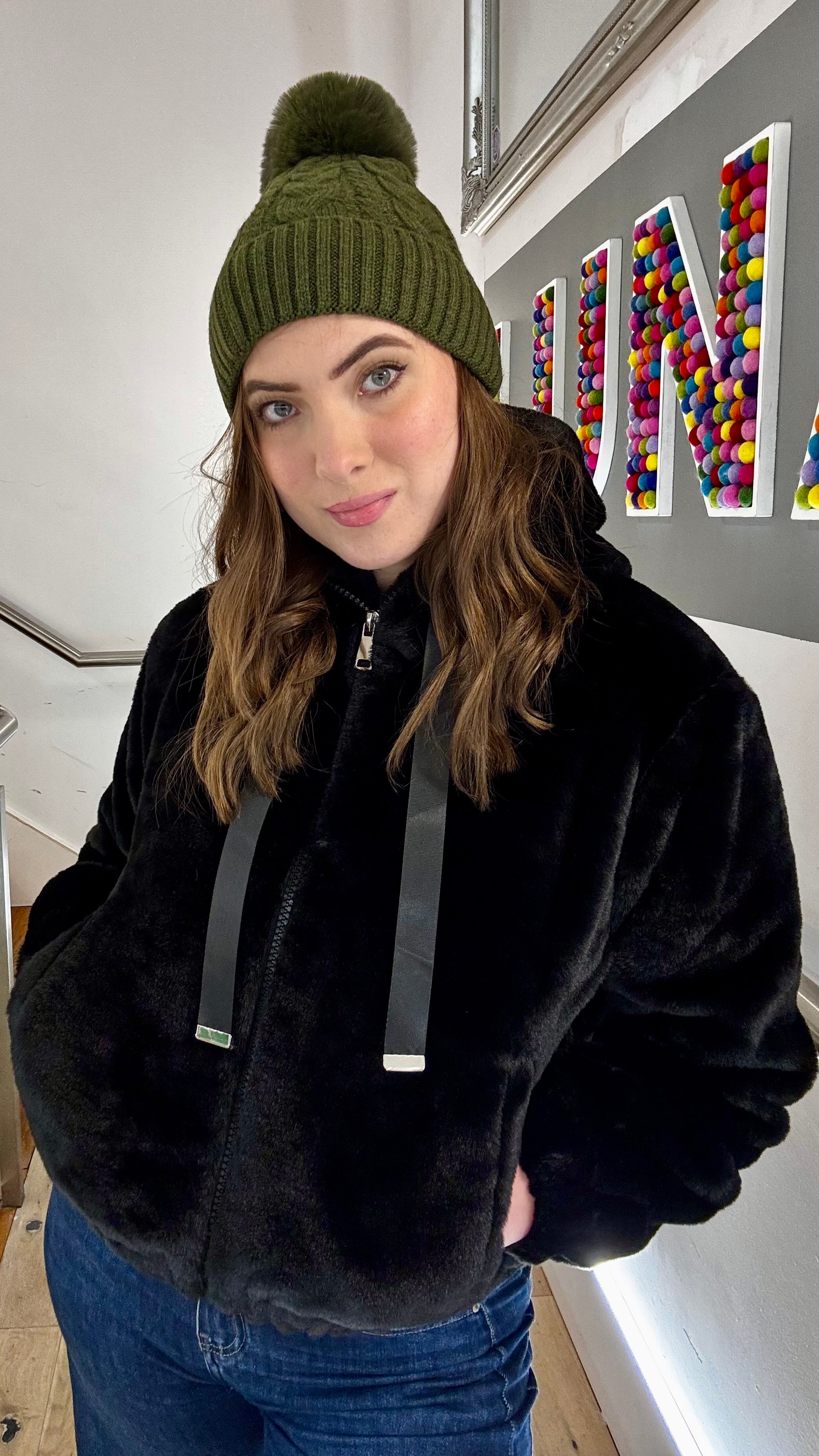 Cosy Pom-Pom Beanie