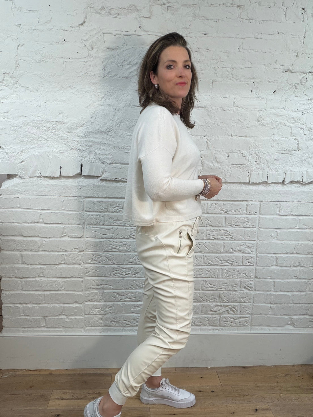 Vegan Leather Jogger