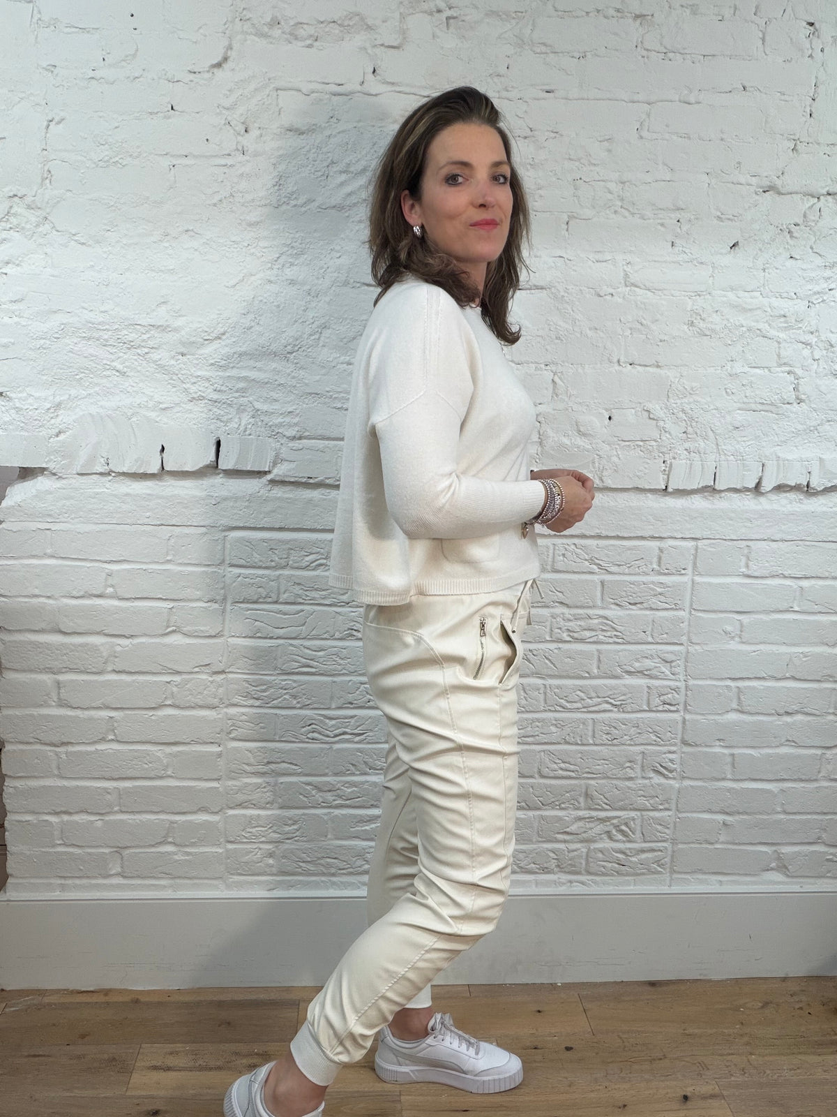 Vegan Leather Jogger