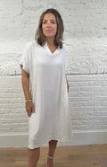 The Kelsie Cotton and Linen Dress
